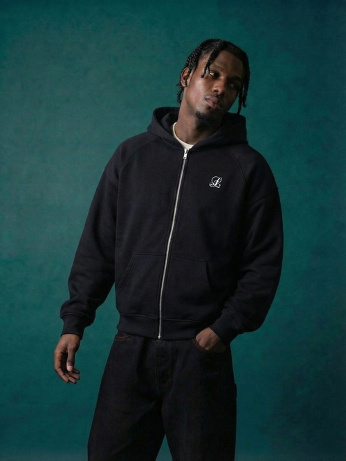Hoodie Basic First Edition Black