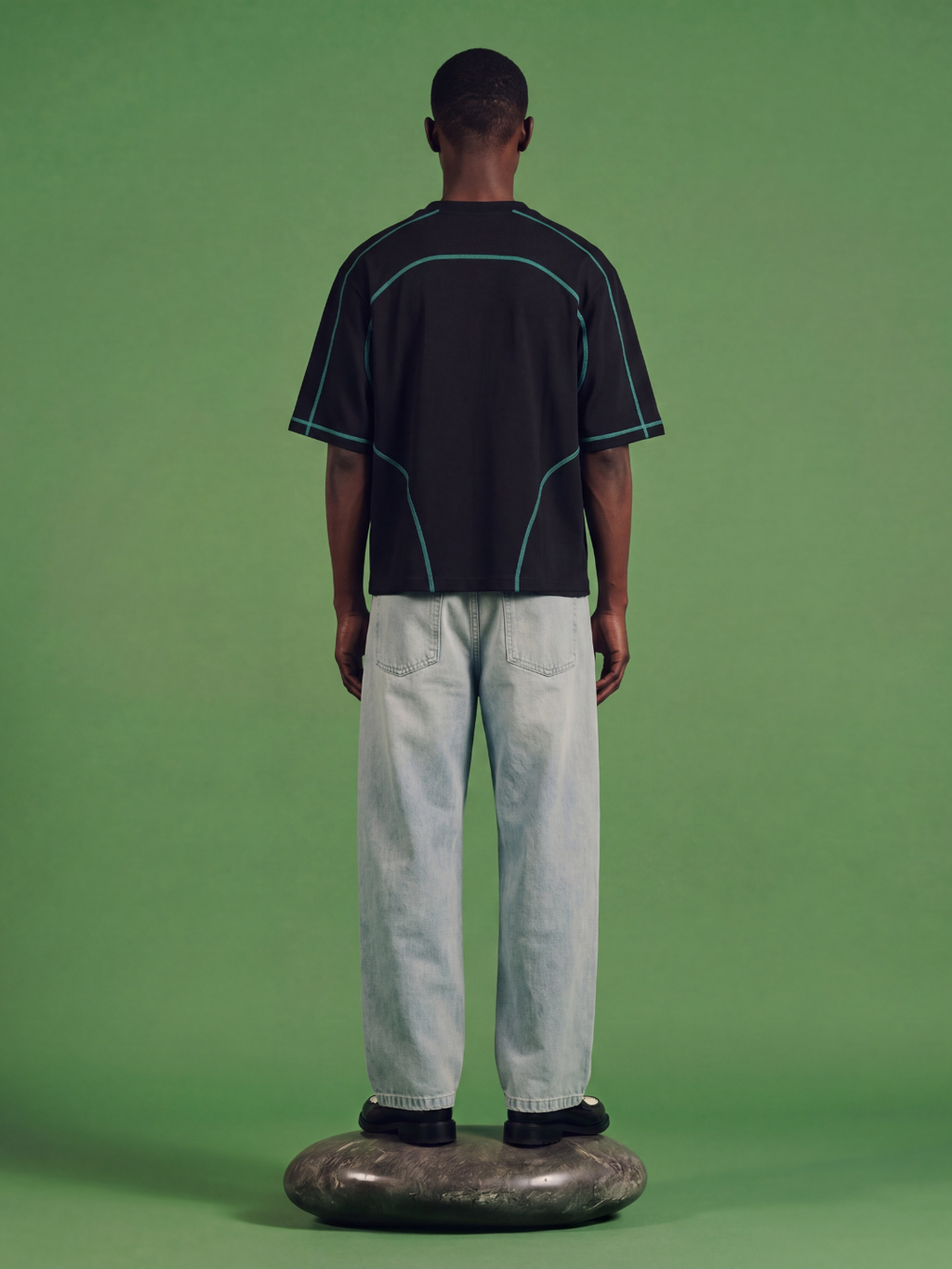 T-shirt Abyss Line Nera