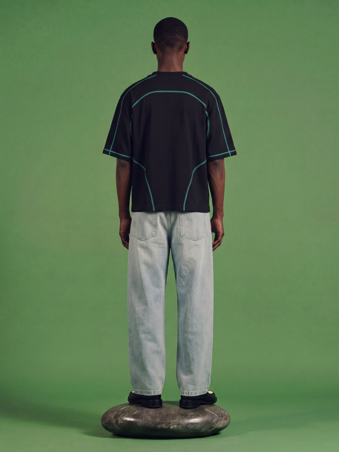 T-shirt Abyss Line Nera