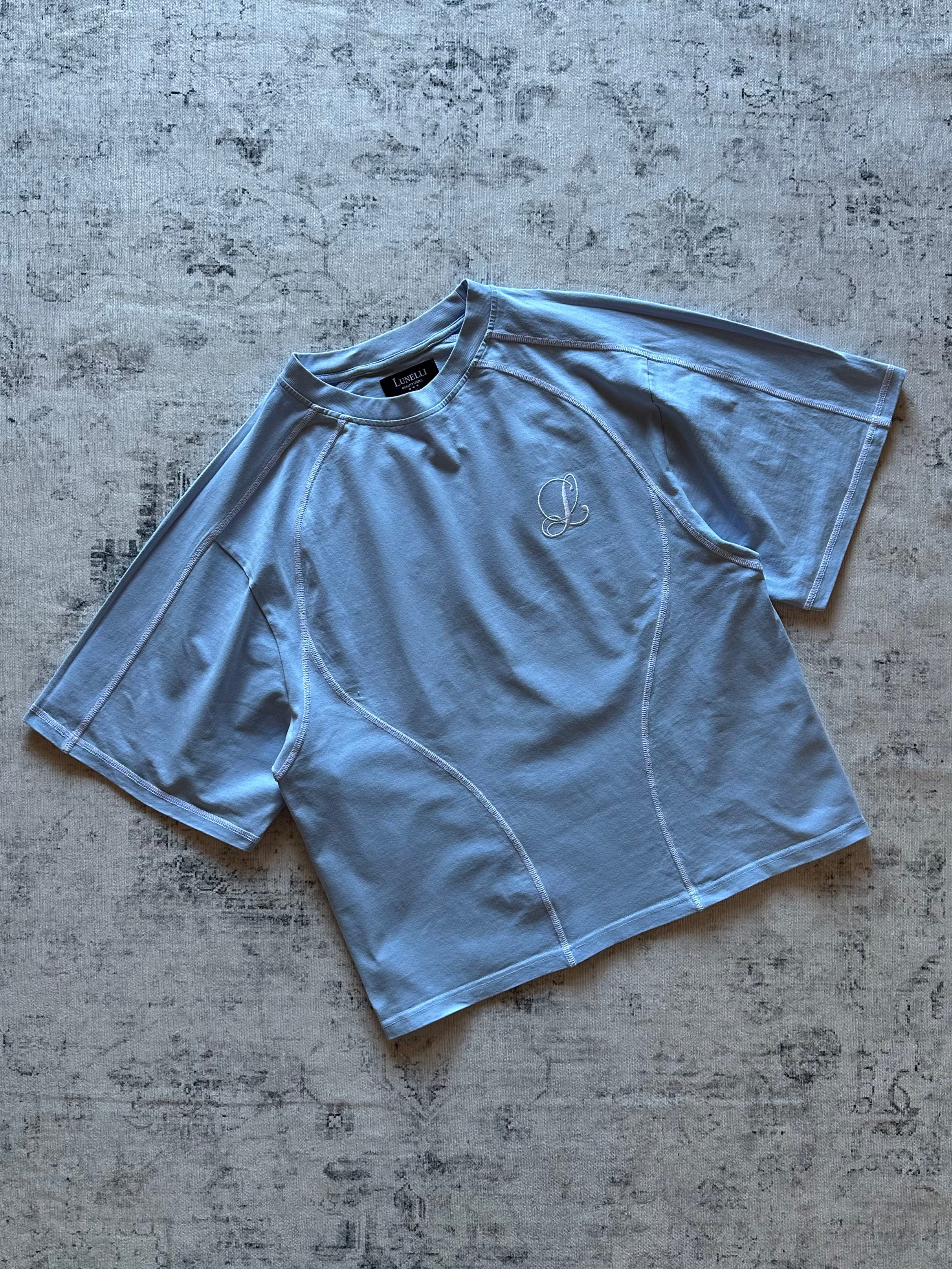 T-Shirt Abyss Line Indaco